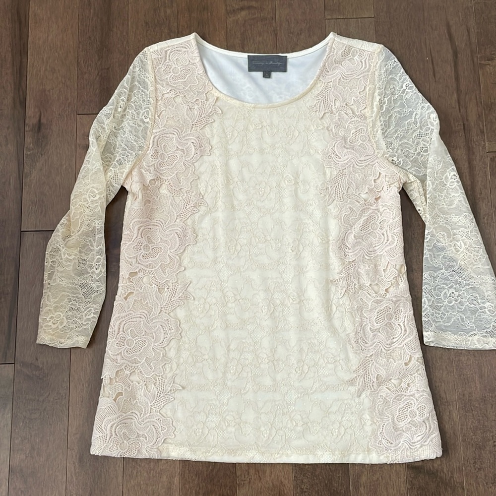 Sunday in Brooklyn (from Anthropologie) Lace L Top